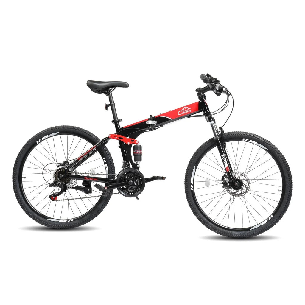 Mountain Bike Full Suspension 26" 21 Speeds Bicycle for Adult Men Women