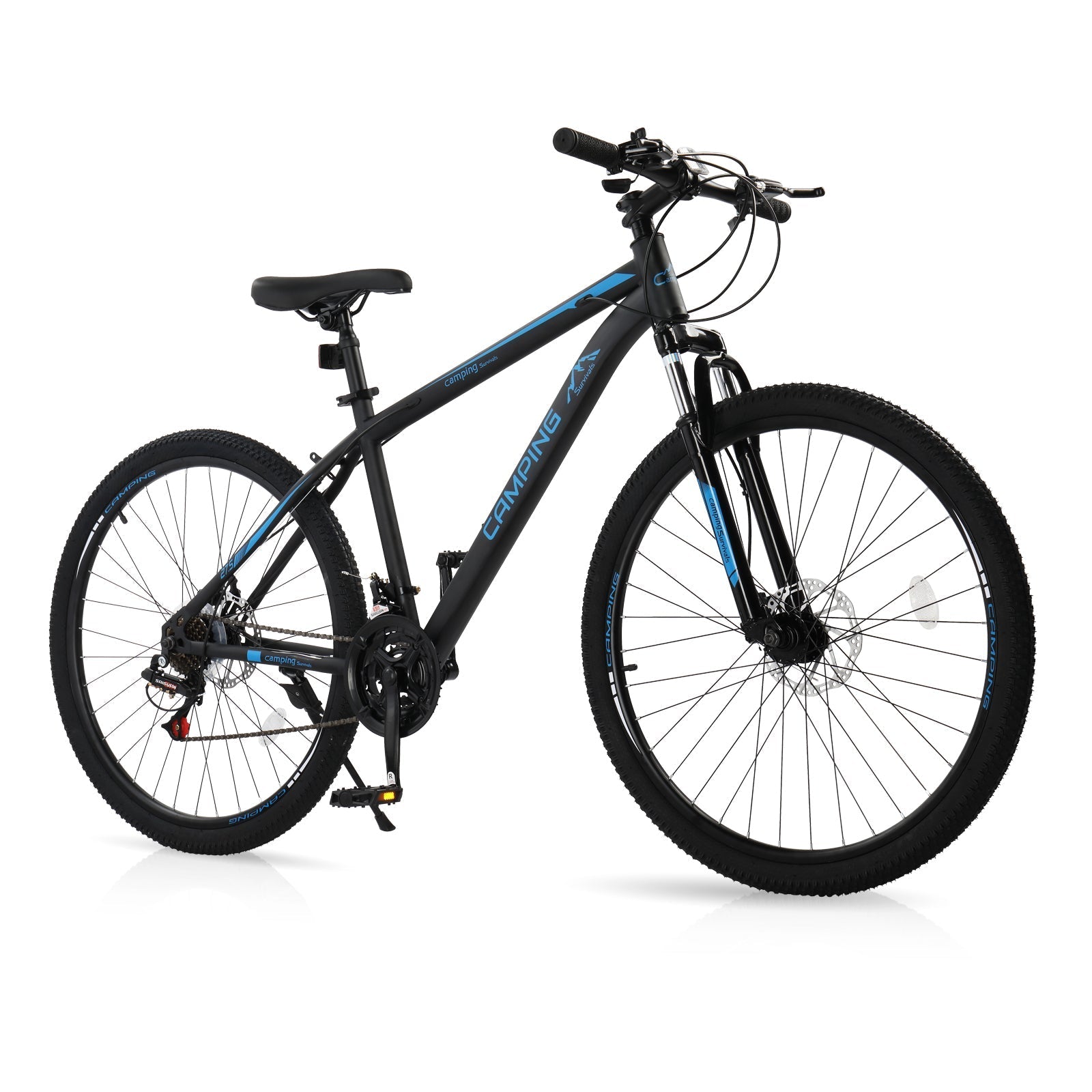 27.5"Bike Full Suspension Mountain Bike 21 Speed High Carbon Steel Bicycle MTB